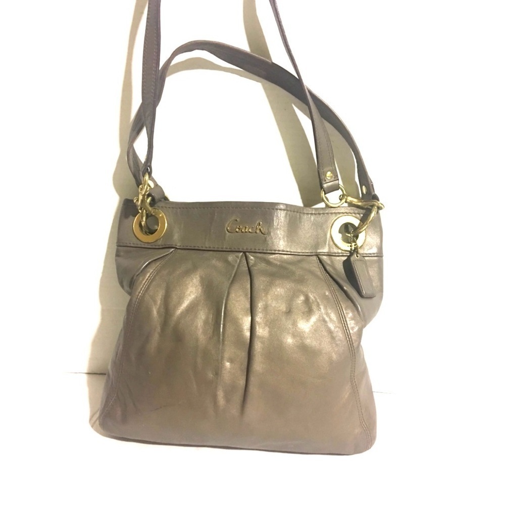 Coach Ashley hippie gray leather crossbody handbag - Picture 8 of 8